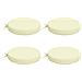 Cuscini per Sedia in 4 Pezzi SOEST 4 pz 100% Poliestere Crema - Foto miniatura 1