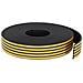 Nastro adesivo per finestre Nero 9 x 4 mm 50 m Schiuma EPDM - Foto miniatura 2