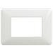 Placca 3 Posti Matix, Tecnopolimero, 120xh. 84 Mm Bianco - Foto miniatura 3