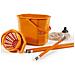 kit pavimenti (secchiostrizza+mop+manico130cm) perfetto - Foto miniatura 1