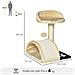 Albero tiragraffi per gatti per gioco e relax 36x36x44 cm beige - Foto miniatura 5