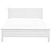 Letto Matrimoniale Moderno In Legno Bianco 160x200cm Olivet - Foto miniatura 16