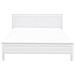 Letto Matrimoniale Moderno In Legno Bianco 160x200cm Olivet - Foto miniatura 22