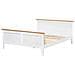 Letto Matrimoniale Moderno In Legno Bianco 160x200cm Olivet - Foto miniatura 3