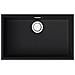 Lavello incasso /sottotop keratek plus 1 vasca 76 x 46 Colore Nero - Foto miniatura 1