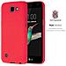 Custodia Compatibile Con Lg K4 2016 In Frosty Rosso - Hard Case Coperchio Protettivo In Frosted Look Contro I Graffi E Gli Urti - Foto miniatura 5