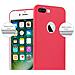Custodia Compatibile Con Apple Iphone 8 Plus / 7 Plus / 7s Plus In Candy Rosso - Coperchio Protettivo In Silicone Tpu Flessibile - Foto miniatura 5