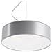 Arena 35 - Lampadario A Sospensione In Pvc, Colore: Argento - Foto miniatura 8