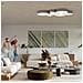 Arena 35 - Lampadario A Sospensione In Pvc, Colore: Argento - Foto miniatura 12
