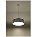 Arena 35 - Lampadario A Sospensione In Pvc, Colore: Argento - Foto miniatura 3