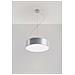 Arena 35 - Lampadario A Sospensione In Pvc, Colore: Argento - Foto miniatura 6