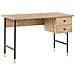 Scrivania Abilen Marrone Chiaro 120 Cm 60 Cm Con Contenitore - Foto miniatura 6