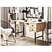 Scrivania Abilen Marrone Chiaro 120 Cm 60 Cm Con Contenitore - Foto miniatura 8