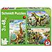 Puzzle Per Bambini 3x48 Pezzi - Avventura Con I Dinosauri - Schmidt E Spiele - Foto miniatura 1