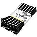 Penguin Casa - 100 Cotone Tea Towel Set Di 5 - Soft - Durevole - Design Elegante Nero Con I Modelli Multipli - Lavabile In Lavatrice - 65 X 45 Centimetri - Foto miniatura 3