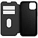 Strada per iPhone 13, custodia protettiva ultrasottile, formato libretto, scomparto per contanti e carte,Colore Nero - Foto miniatura 4