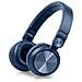 M-276 BTB Padiglione auricolare Stereofonico Con cavo e senza cavo Blu auricolare per telefono cellulare - Foto miniatura 1