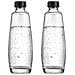 Set 2 Bottiglie In Vetro Per Gasatore Duo Sodastream Trasparente - Foto miniatura 1