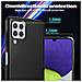 Custodia Compatibile Con Samsung Galaxy A22 4g / M22 / M32 4g In Nero Metallo - Hard Case Coperchio Protettivo In Look Metallico Contro I Graffi E Gli Urti - Foto miniatura 2