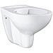 Wc Sospeso Rimless   Bau Ceramic 39427000 Bianco - Bianco Senza Sedile A Magazzino - Foto miniatura 2