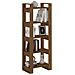 Libreria / divisorio Marrone Miele 60x35x160 Cm Legno Massello - Foto miniatura 3