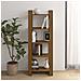 Libreria / divisorio Marrone Miele 60x35x160 Cm Legno Massello - Foto miniatura 1