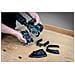 POWERMAXX SRA 12 BL SET Levigatrice orbitale 10000 Giri /min 20000 OPM Nero - Foto miniatura 2