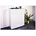 Credenza Zaccaria, Madia Da Cucina A 4 Ante, Buffet Da Soggiorno, 100% Made In Italy, Cm 100x41h126, Bianco Lucido - Foto miniatura 1