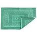 Tappeto Bagno Doccia Spugna Tinta Unita Torino Tappetino Super Assorbente In Cotone Pelo Corto Con Greca 60x180 Verde - Foto miniatura 3