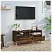 Mobile Tv Rovere Fumo 100x34,5x44,5 Cm In Legno Multistrato - Foto miniatura 3