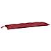 Cuscino Per Panca Rosso Vino 150x50x7 Cm In Tessuto Oxford - Foto miniatura 2