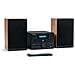 Sistema Stereo Domestico MIC122BT BT Radio FM /CD /MP3/USB Black Wood Finish - Foto miniatura 2