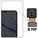 Fotocamera Frontale Per Honor 70 Lite E X6 Sensore Selfie 8mp - Foto miniatura 2