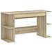 Scrivania Rovere Sonoma 140x50x75 Cm In Legno Multistrato - Foto miniatura 2
