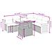 Set Divani Da Giardino Con Cuscini 7pz Nero Polyrattan - Foto miniatura 2
