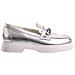 Cecil Loafers Mocassino Pelle Scarpe Donna Argento Eu 41.5, 7-101631 7600 - Foto miniatura 2