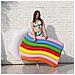 Dam  Tappetino Gonfiabile A Forma Di Nuvola E Arcobaleno. Poggiatesta, Letto Galleggiante. 168x110 Cm. 168x110x30 Cm. Colore: Multicolore - Foto miniatura 5