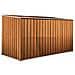 Casetta Attrezzi Giardino Lamiera Box In Acciaio Zincato 345x186cm X H1.92m - 98kg - 6.42mq - Legno - Foto miniatura 9