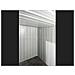 Casetta Attrezzi Giardino Lamiera Box In Acciaio Zincato 345x186cm X H1.92m - 98kg - 6.42mq - Legno - Foto miniatura 10