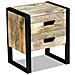 Lusso Casadino -  Tavolino Con 2 Cassetti In Legno Massello Di Mango 43x33x51 Cm - Foto miniatura 2