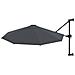Ombrellone A Muro Con Palo In Metallo 300 Cm Antracite - Foto miniatura 1