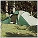 Tenda da Campeggio a Cupola per 6 Persone Verde Impermeabile - Foto miniatura 2