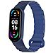 Cinturino Magnetico In Silicone Per Xiaomi Mi Band 3/4/5/6/7 Blue - Foto miniatura 1