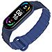 Cinturino Magnetico In Silicone Per Xiaomi Mi Band 3/4/5/6/7 Blue - Foto miniatura 3