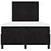 Letto Box Spring con Materasso Nero 120x200 cm Velluto - Foto miniatura 8
