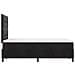 Letto Box Spring con Materasso Nero 120x200 cm Velluto - Foto miniatura 9