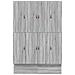 Struttura letto contenitore Grigio Sonoma 140x200 cm - Foto miniatura 7