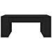Tavolino da caffè in rovere nero 102x55x42 cm Legno ingegnerizzato - Foto miniatura 6