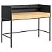 Scrivania Arthur A 2 Cassetti In Legno E Nero - Foto miniatura 1