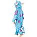 Pigiama Per Bambini Kigurumi Onesie Costume Sulivan Blu 125-135 - Foto miniatura 5